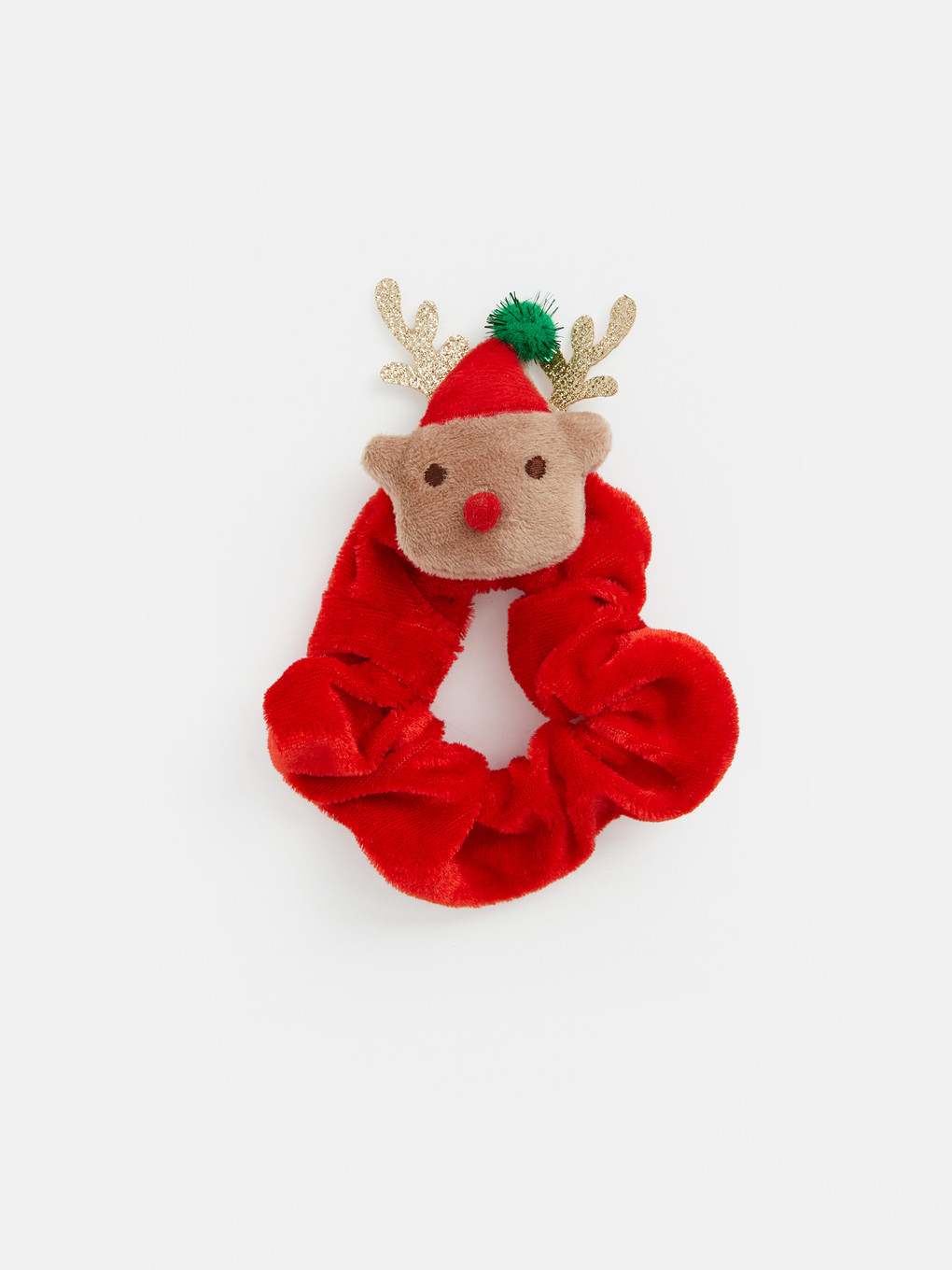 2 Pack New Year Themed Girl Child Figured Rubber Hair Tie-2