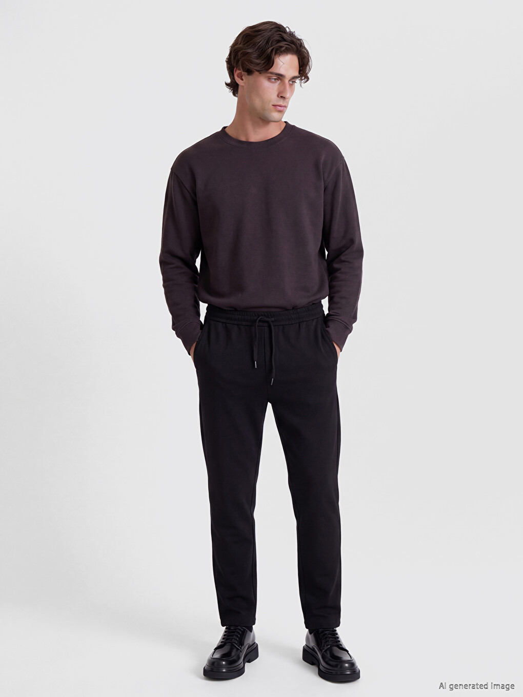 Siyah Regular Fit Erkek Pantolon