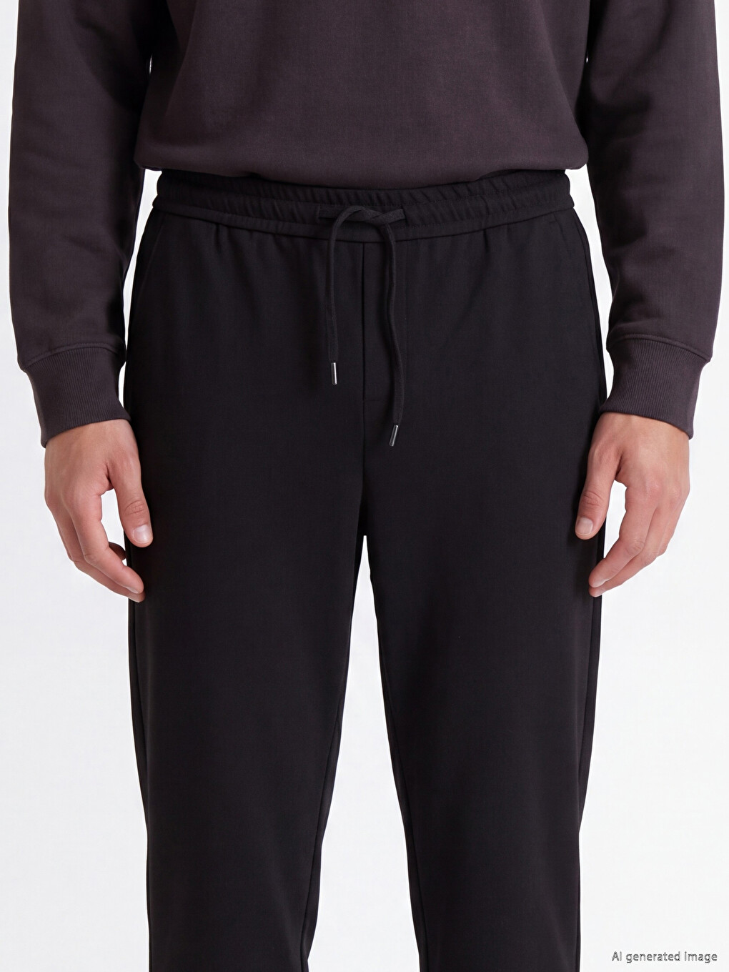 Siyah Regular Fit Erkek Pantolon-2