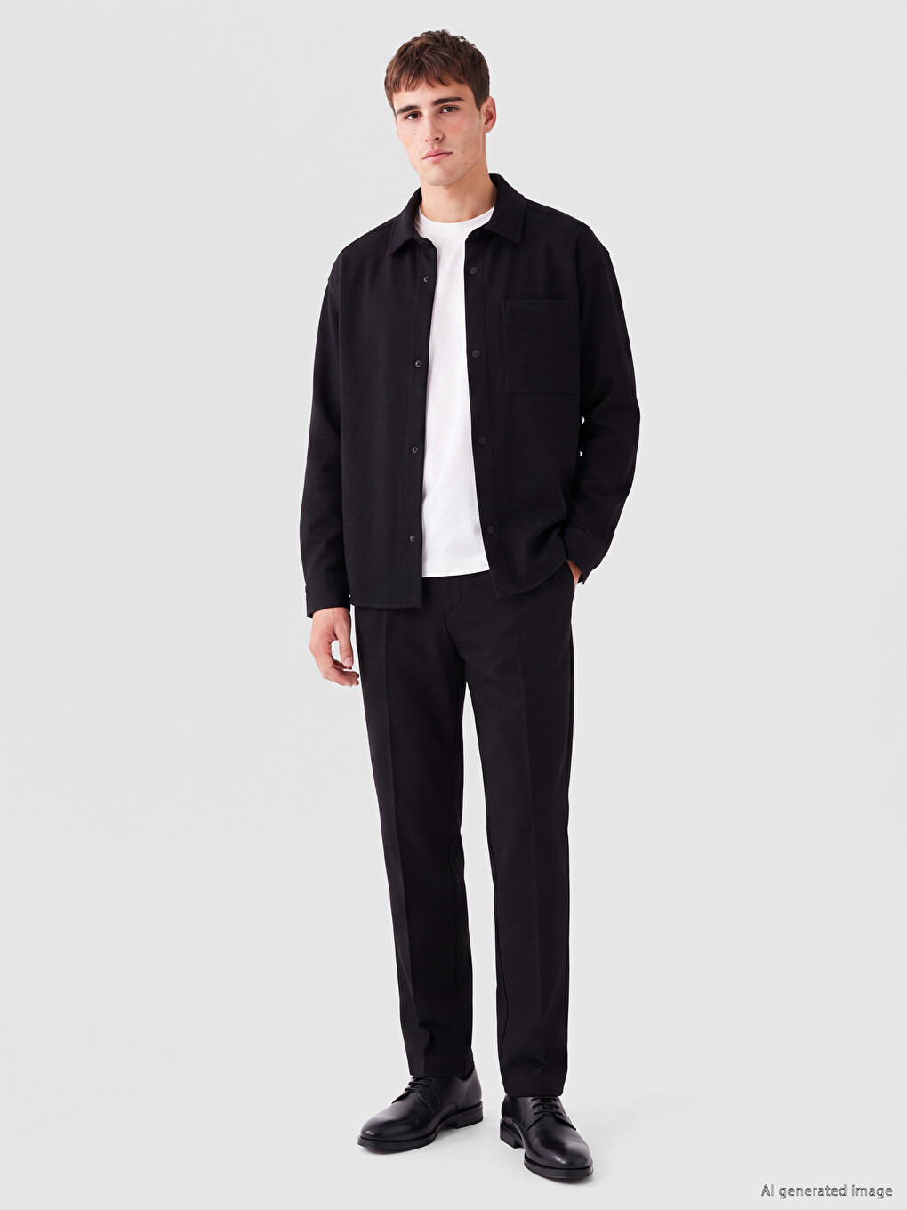 Regular Fit Men's Shirt Jacket-1