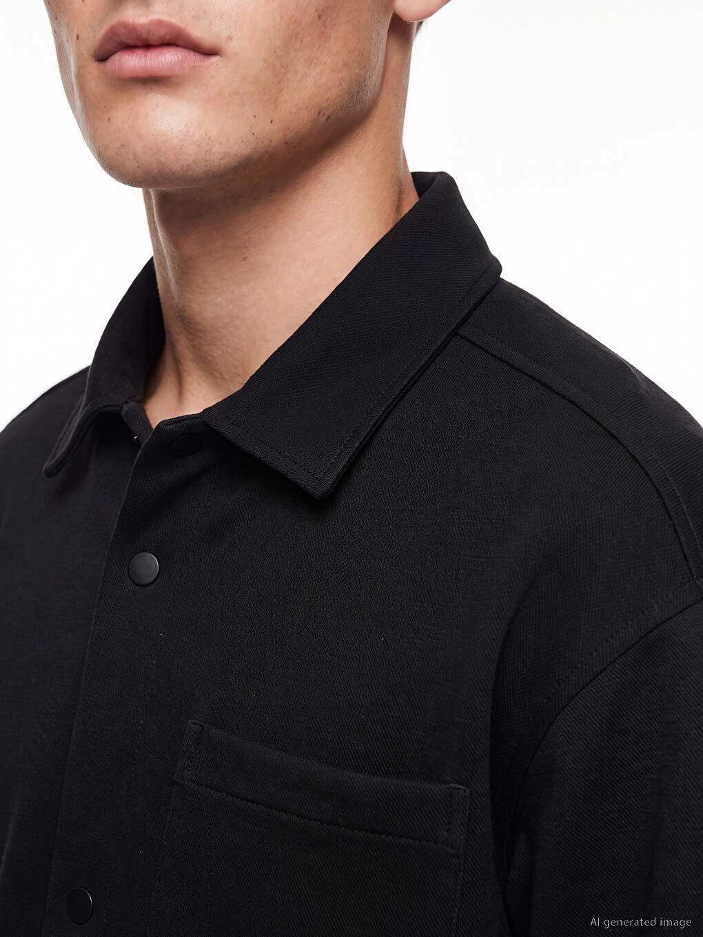 Regular Fit Men's Shirt Jacket-2