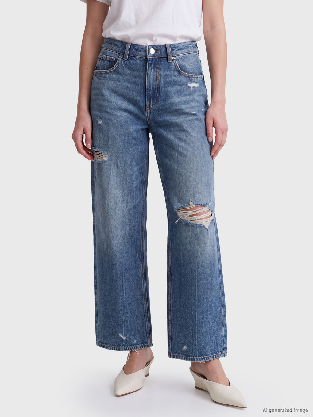 Woman Indigo Jeans-1