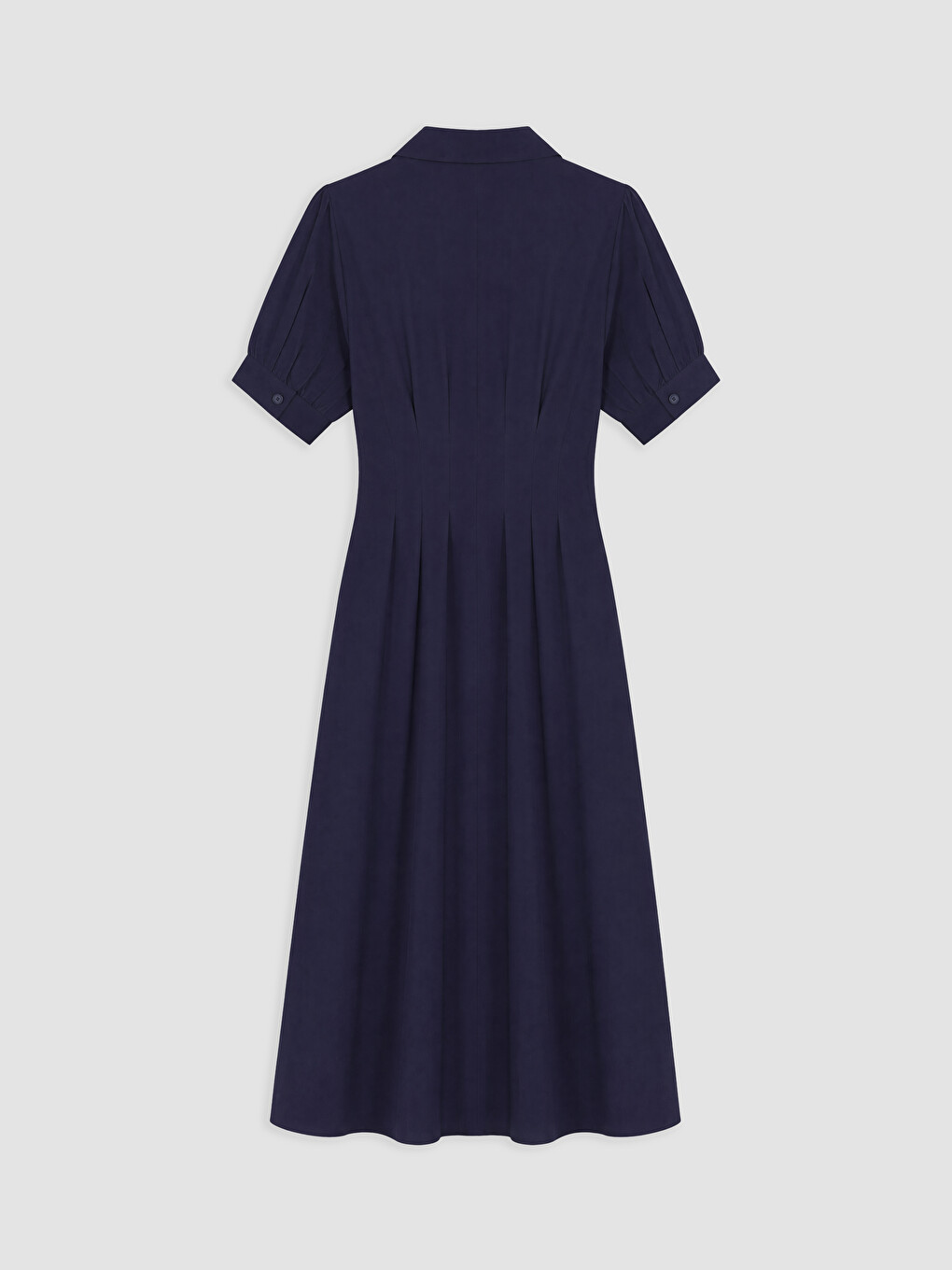 Short Sleeve Women's Shirt Dress-5