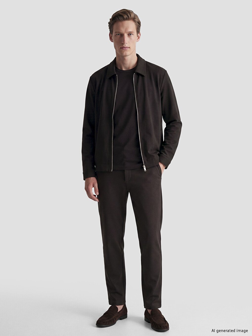 Regular Fit Soft Touch Men's Jacket-1