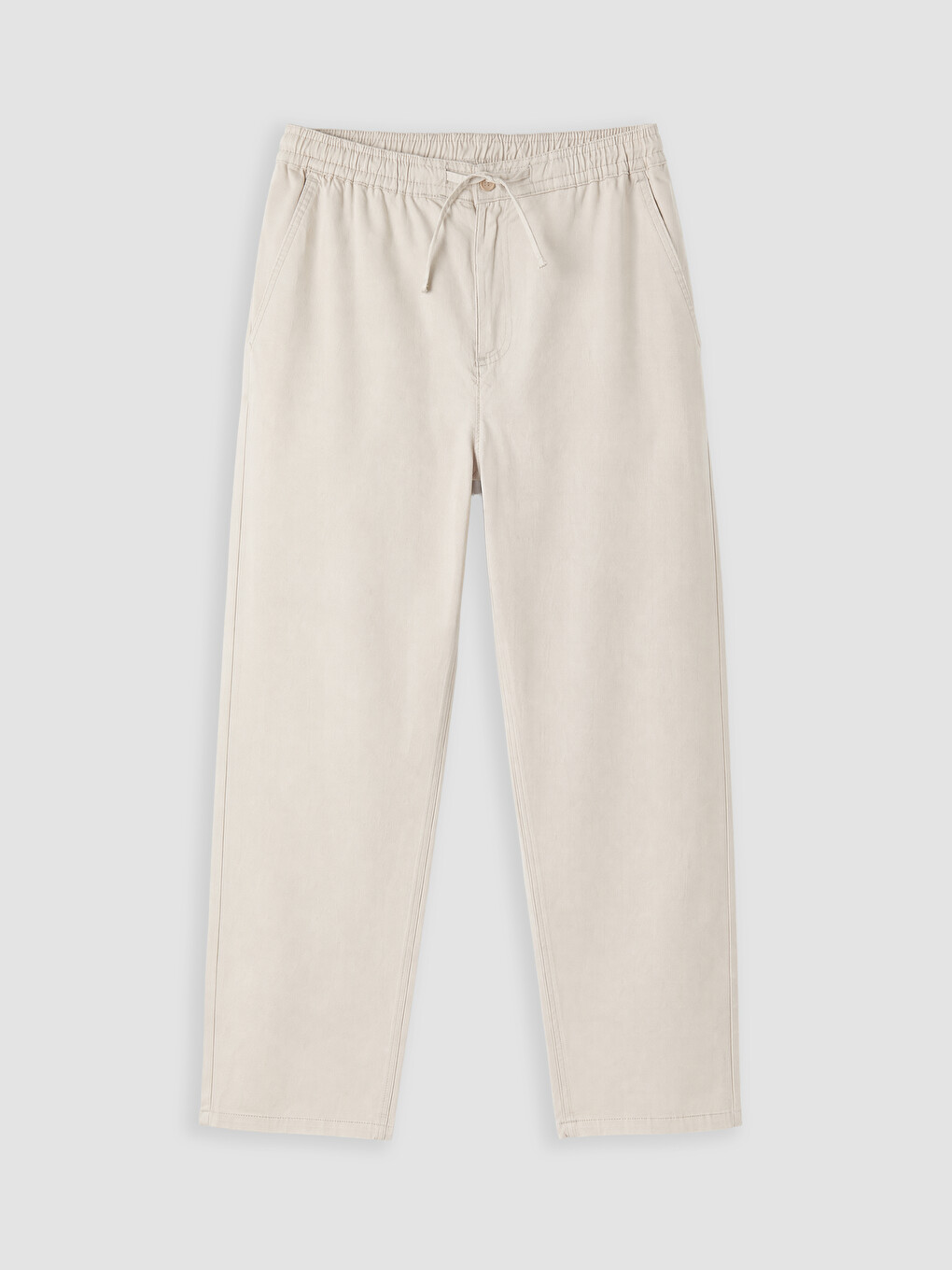 Bej Relax Fit Erkek Pantolon