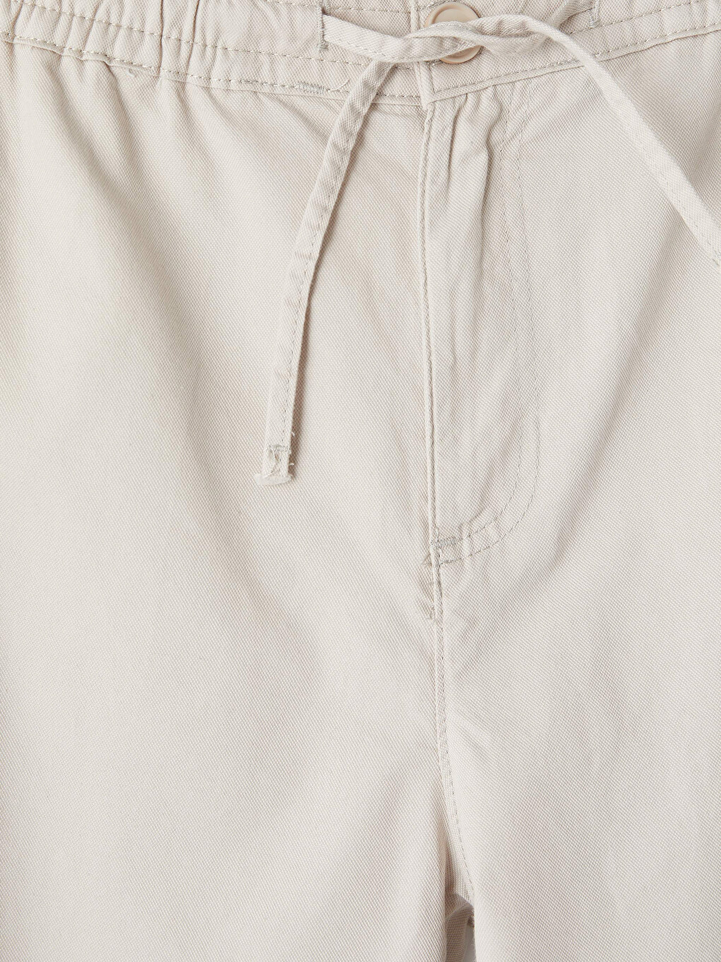 Bej Relax Fit Erkek Pantolon-1