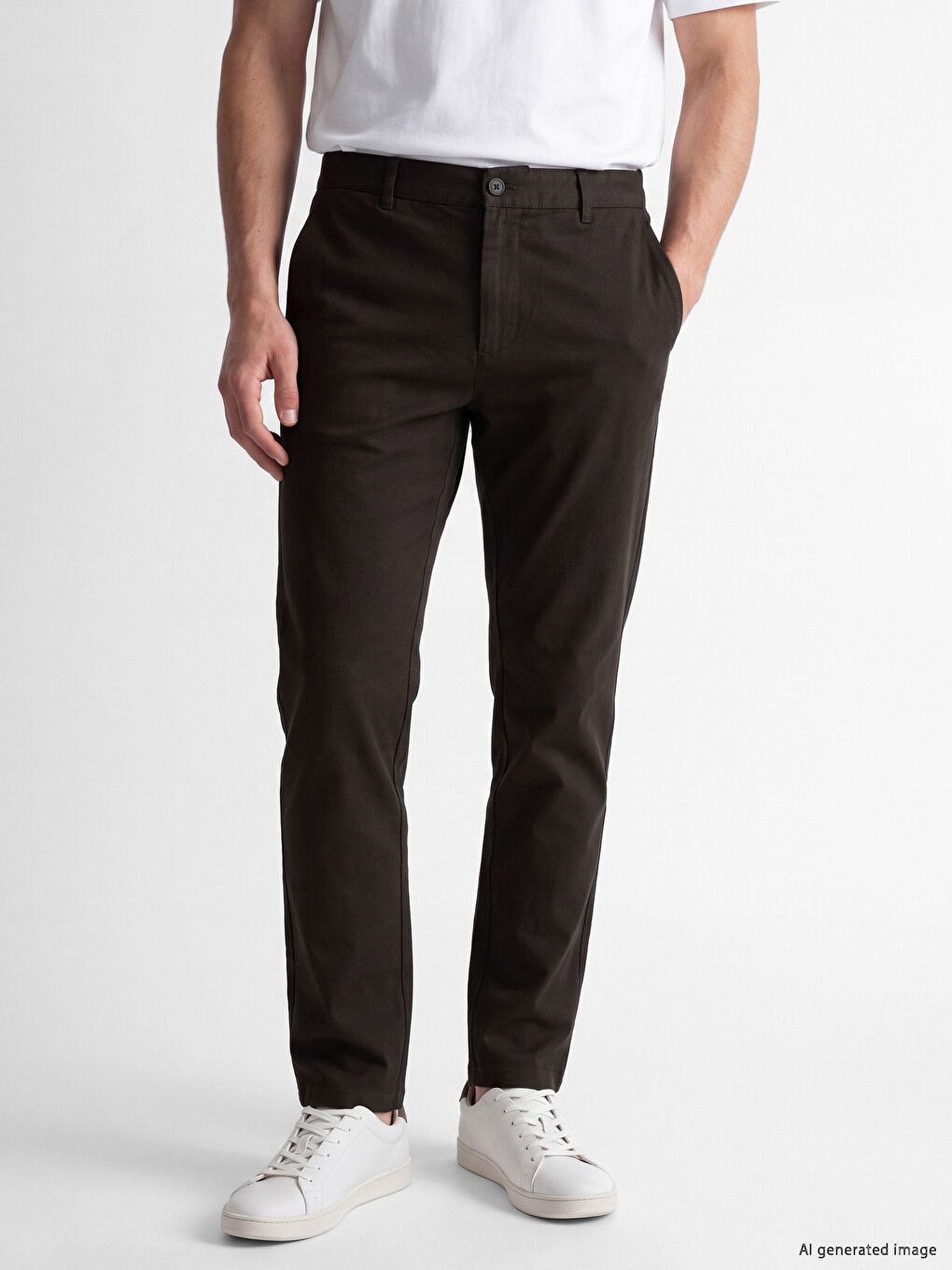 Kahverengi Regular Fit Erkek Pantolon