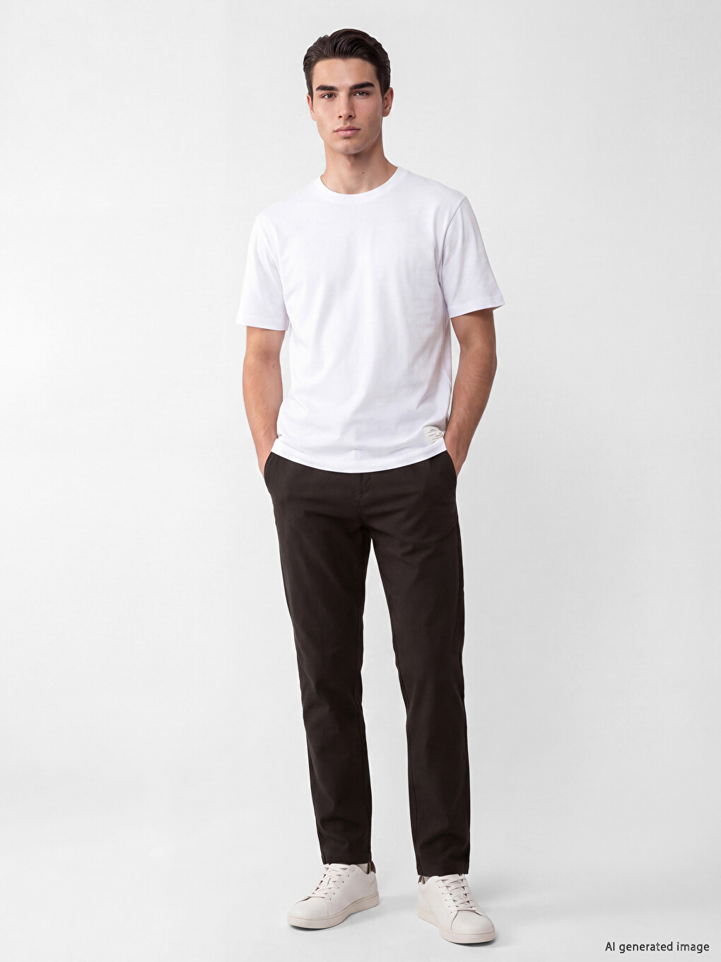 Kahverengi Regular Fit Erkek Pantolon-1