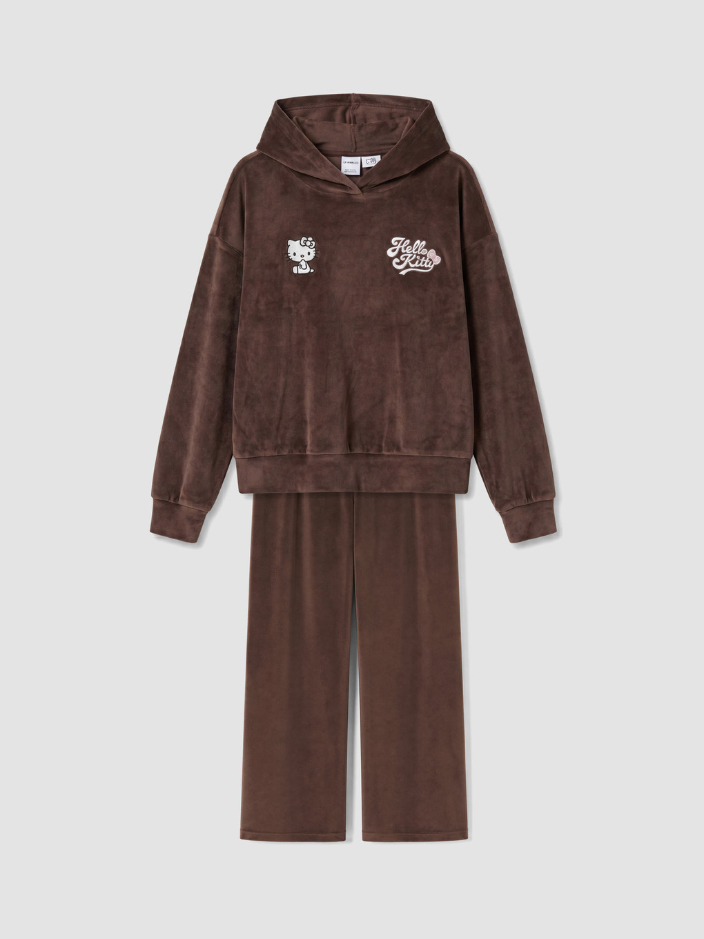 Hello Kitty Embroidered Girls' Tracksuit Set