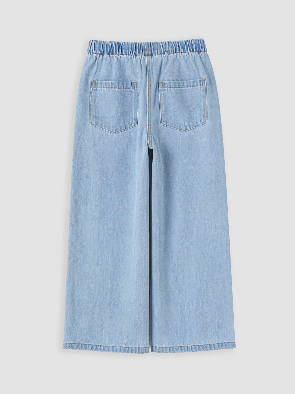 Embroidered Heart Pocketed Girls' Jeans-2