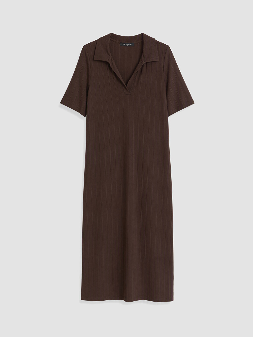 Woman Brown Dress