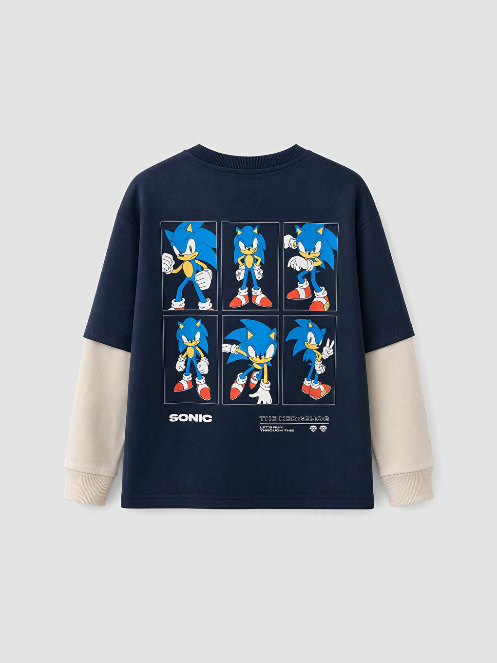 Sonic Printed Boys' T-shirt-1