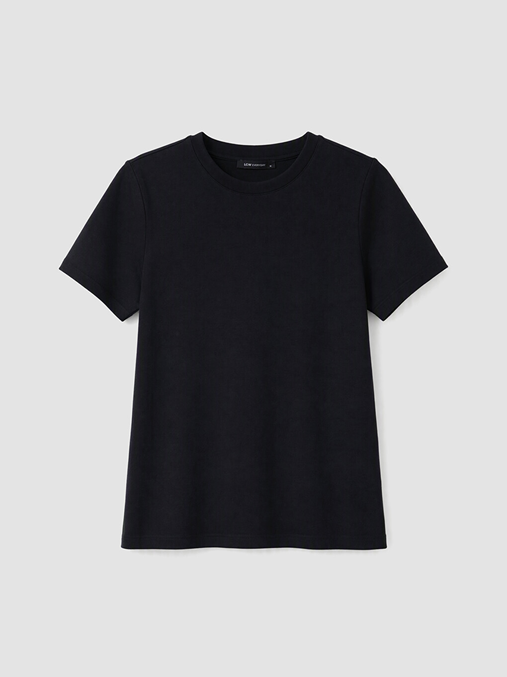 Crew Neck %100 Cotton Women's T-shirt-4
