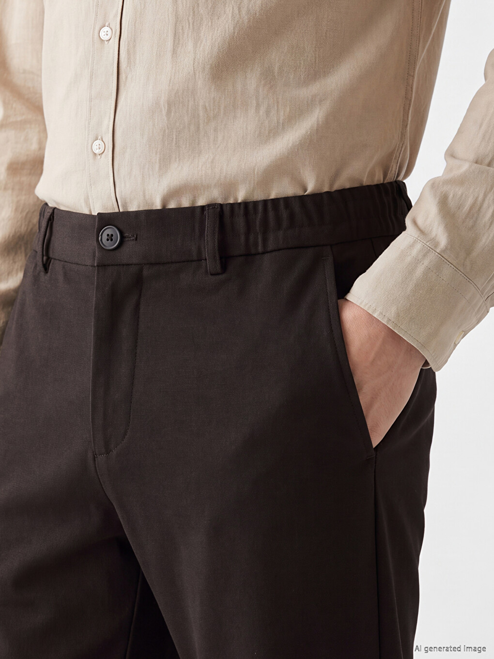 Regular Fit Men's Trousers-2