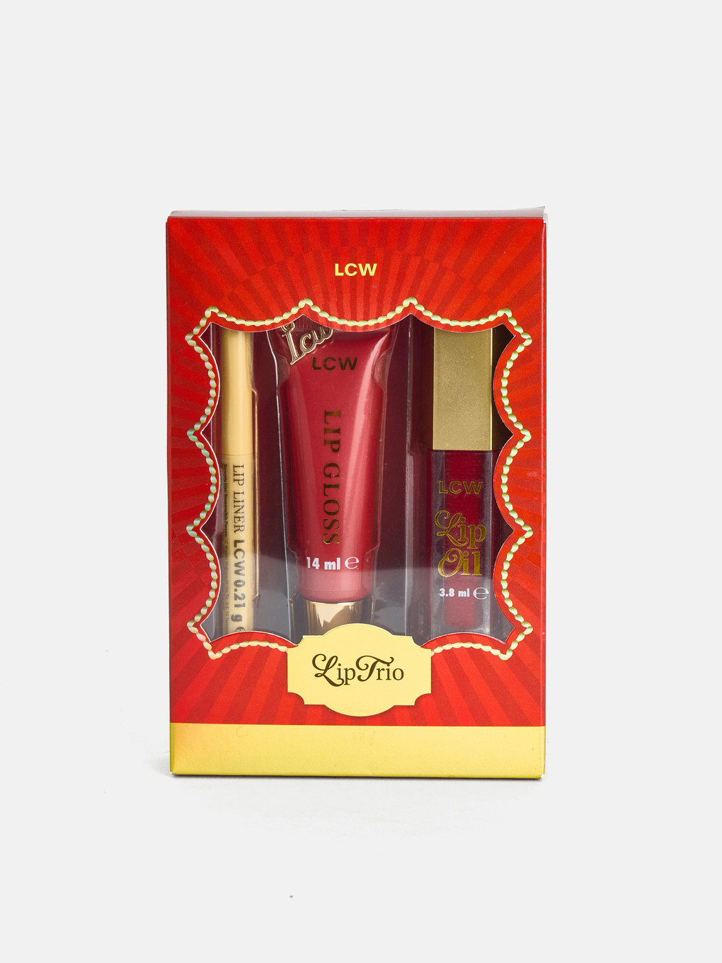 3-piece Lip Pencil And Gloss Set-1