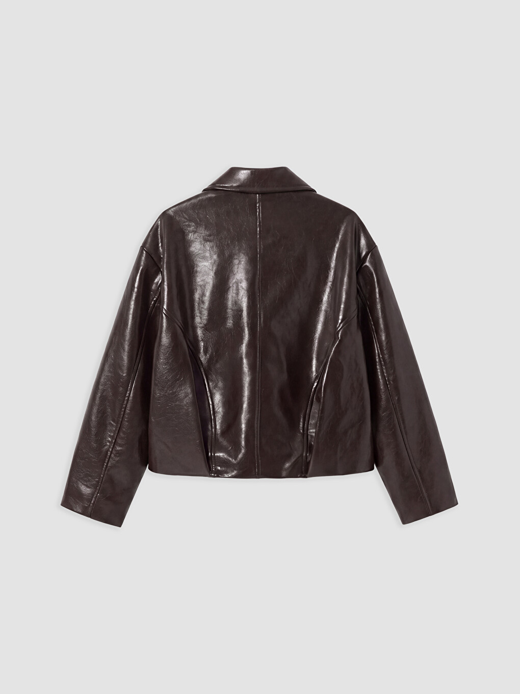 Oversize Women's Faux Leather Jacket-6