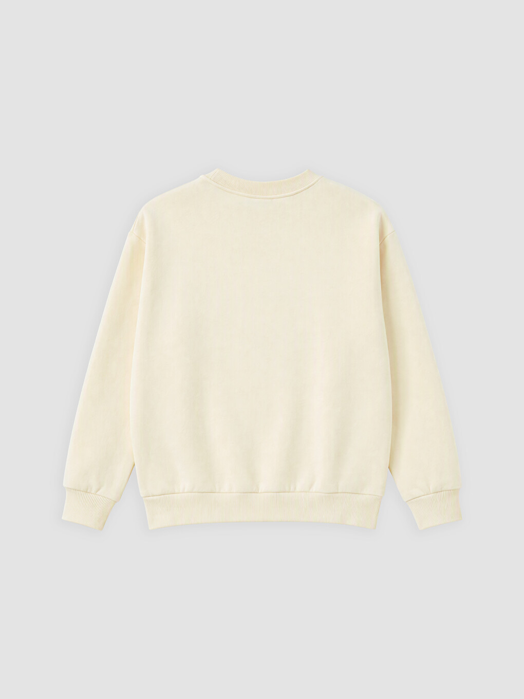 Girl White Sweatshirt-1