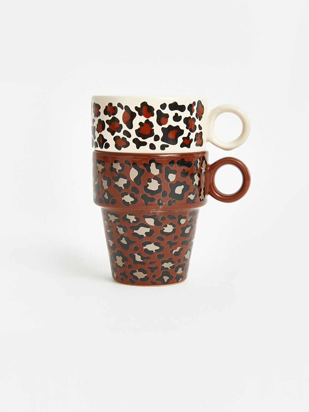 Leopard Print Mug Set 2 Pack