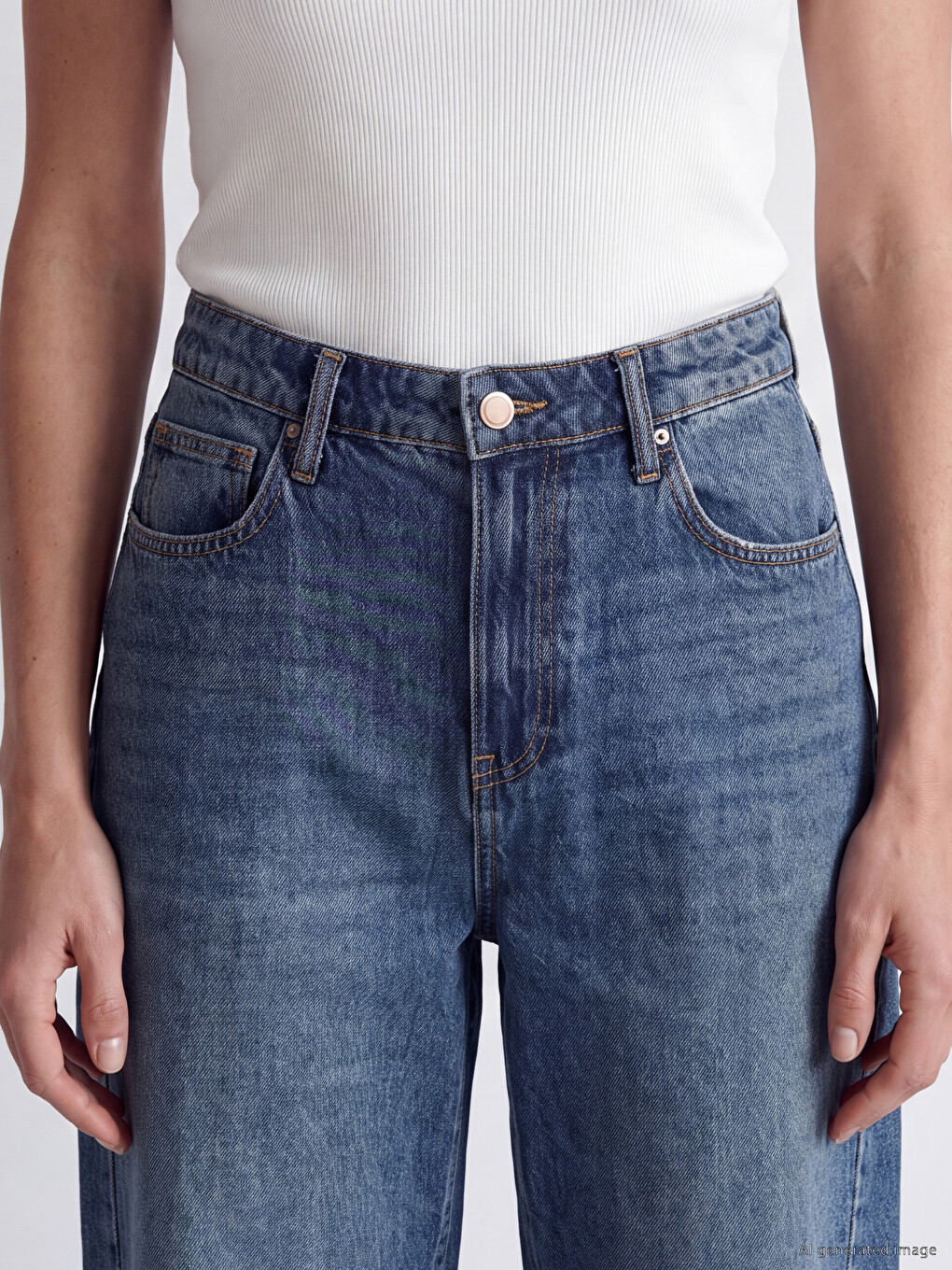 Balloon Fit Women's Jeans-1