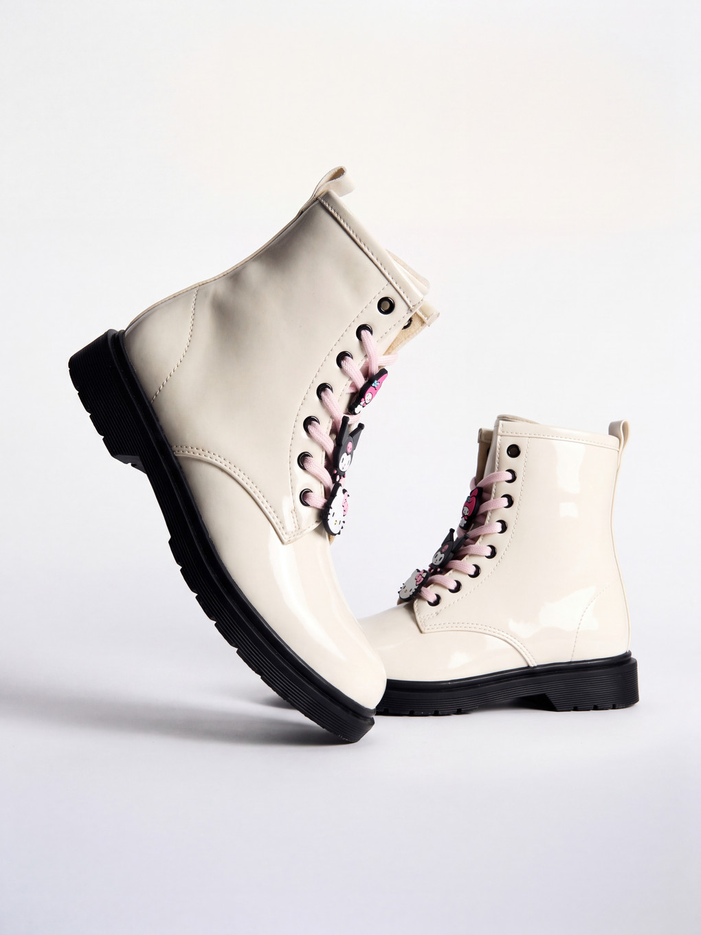 Laced And Zippered Girls' Boot-4