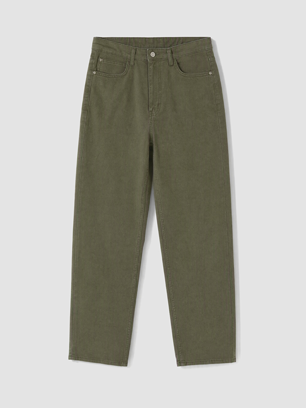 Haki Regular Fit Gabardin Erkek Pantolon