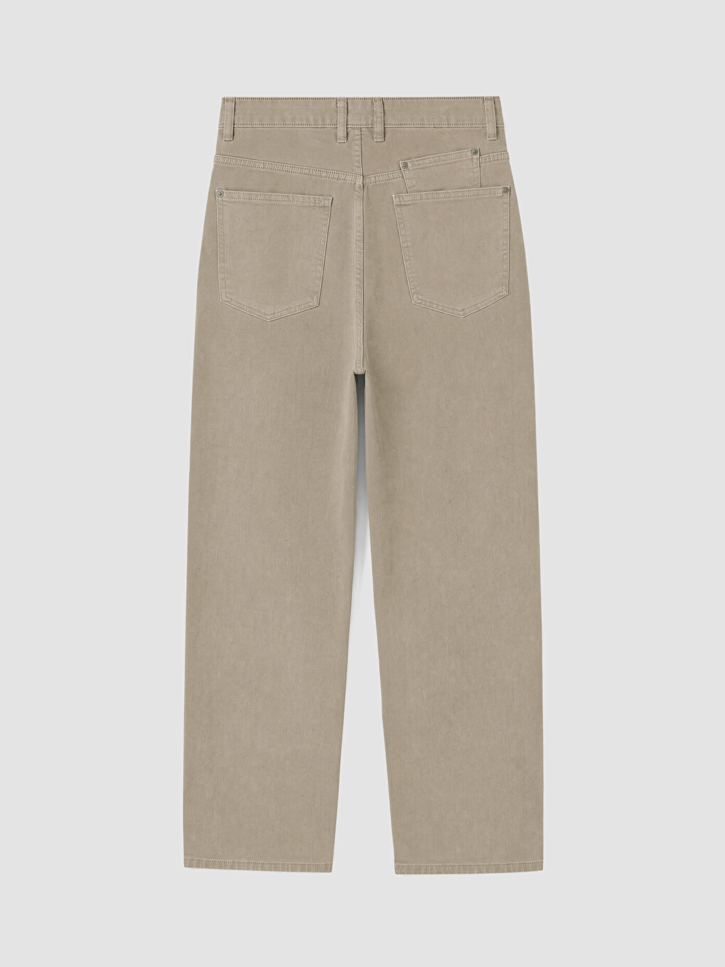 Bej Regular Fit Gabardin Erkek Pantolon-2