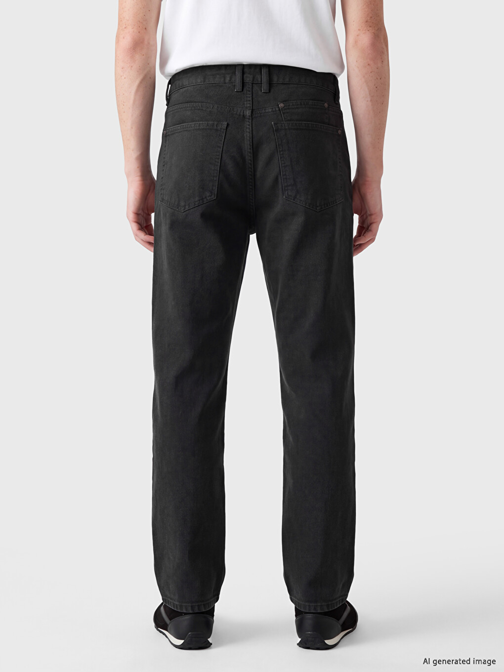 Antrasit Regular Fit Gabardin Erkek Pantolon-3