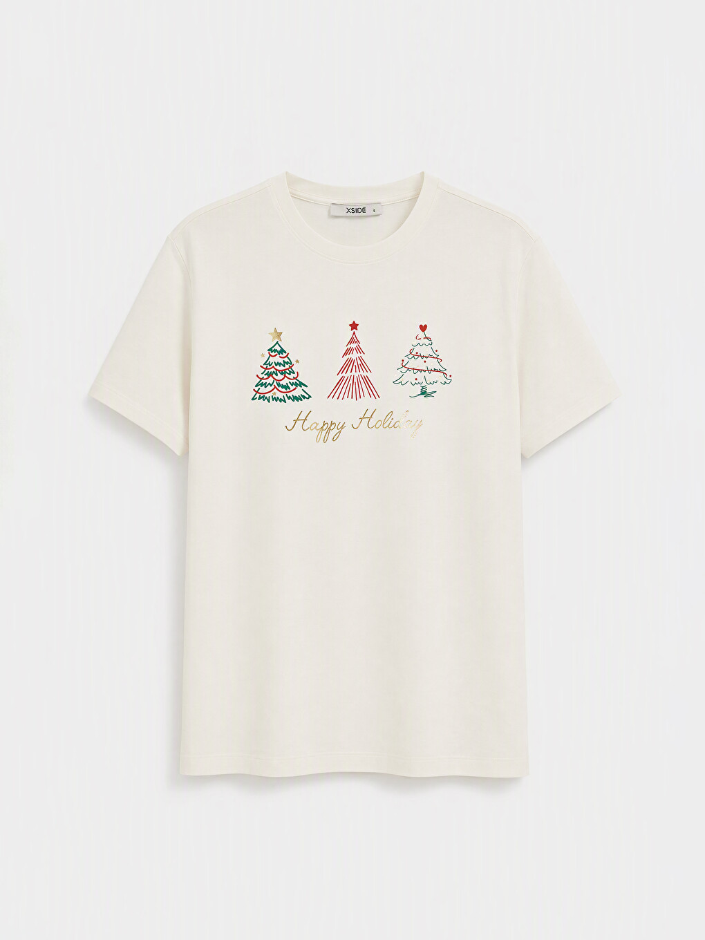 Woman Beige T-shirt-4
