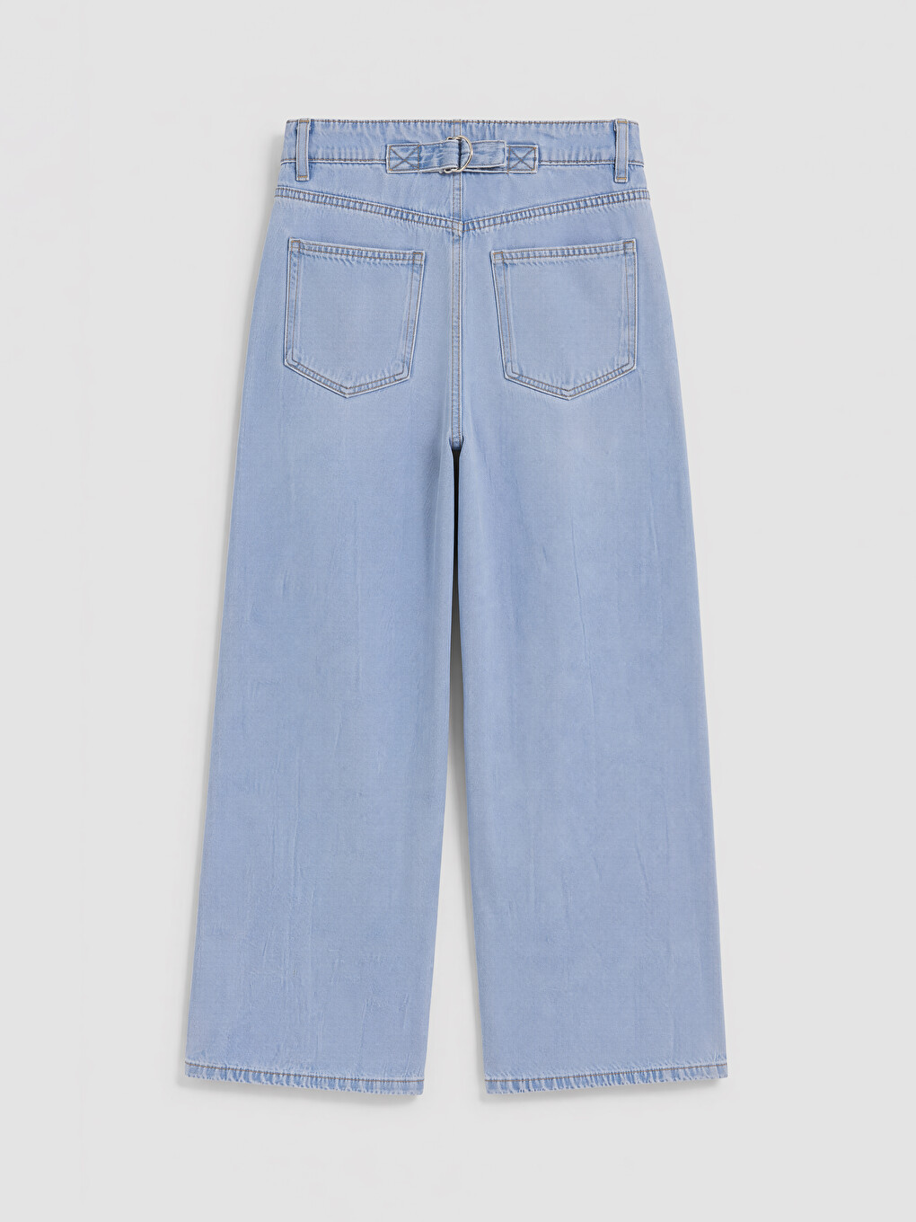 İndigo Straight Fit Kadın Jean Pantolon-5