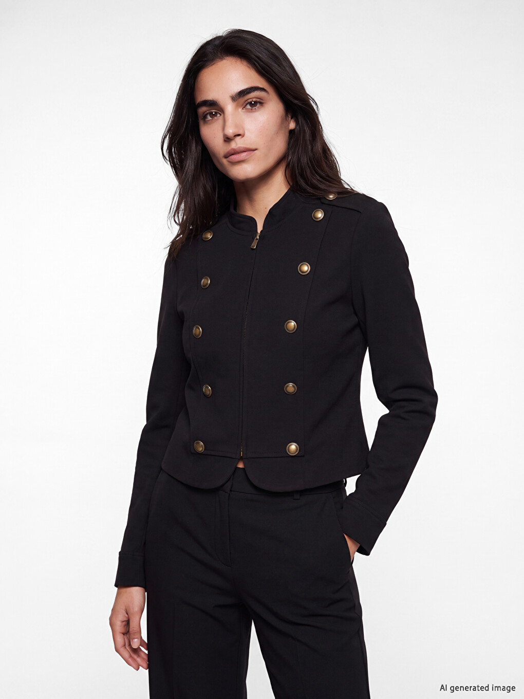 Frau Schwarz Jacke