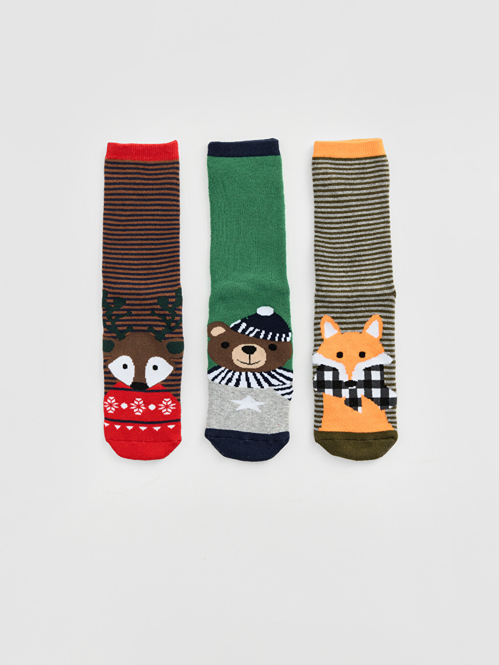 3-pack Patterned Boys' Ankle Socks