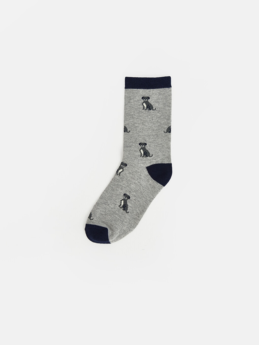 Dog Patterned Boys' Ankle Socks 5 Pack-2