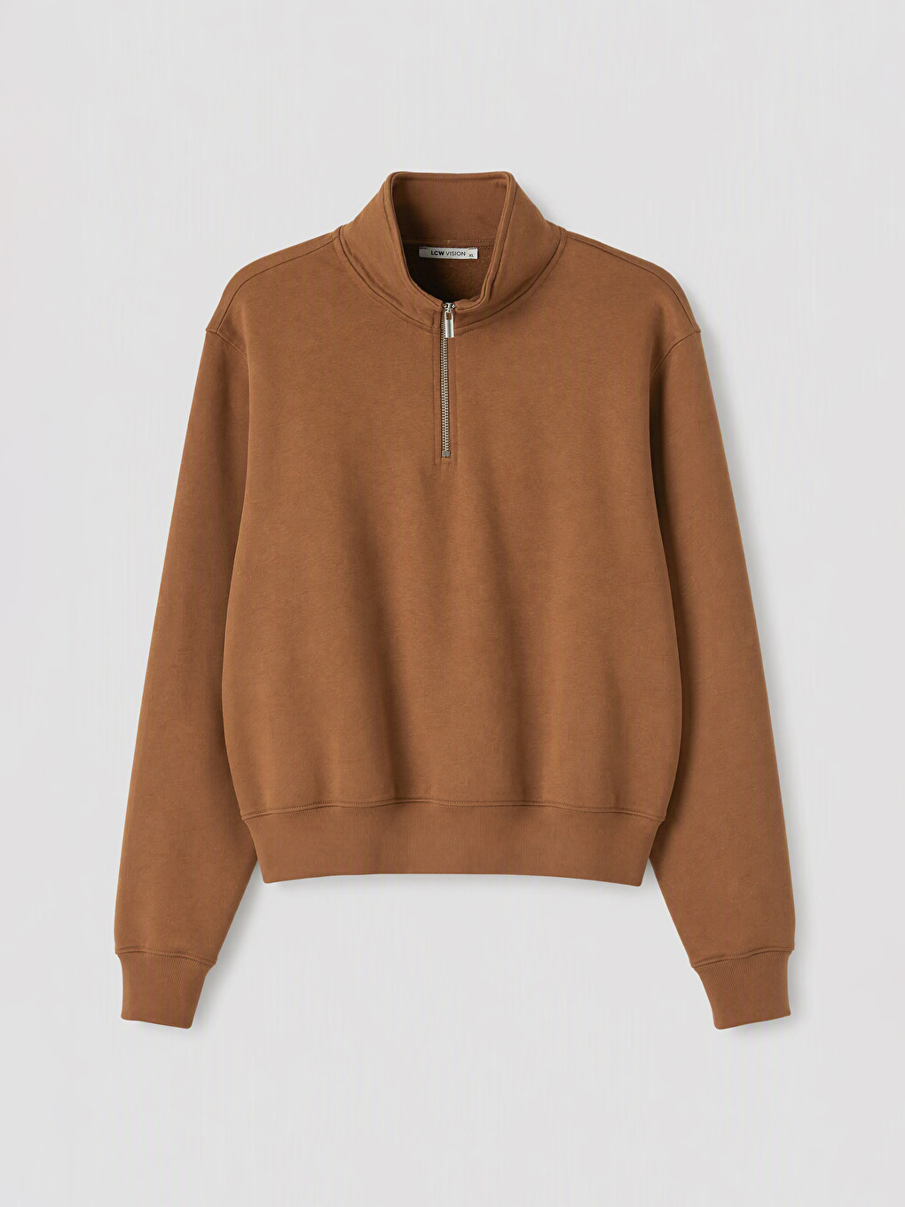 Mock Neck Women's Sweatshirt-4