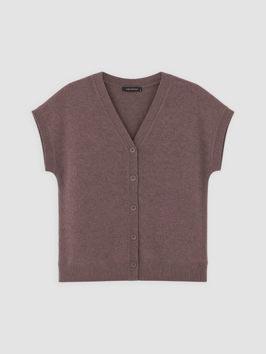 Woman Brown Cardigan