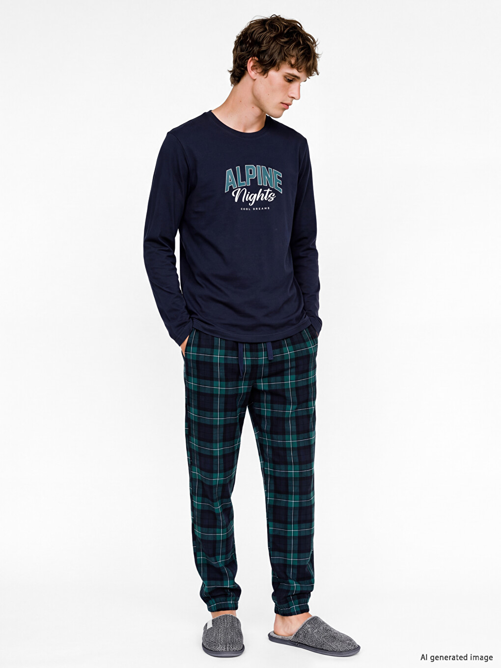 Printed Men's Pyjamas Set