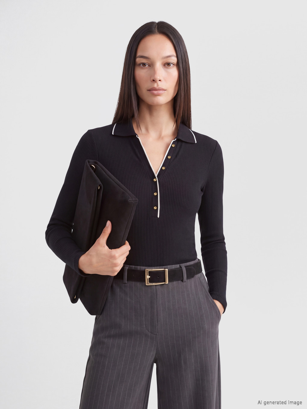 Polo Collar Women's Body-2
