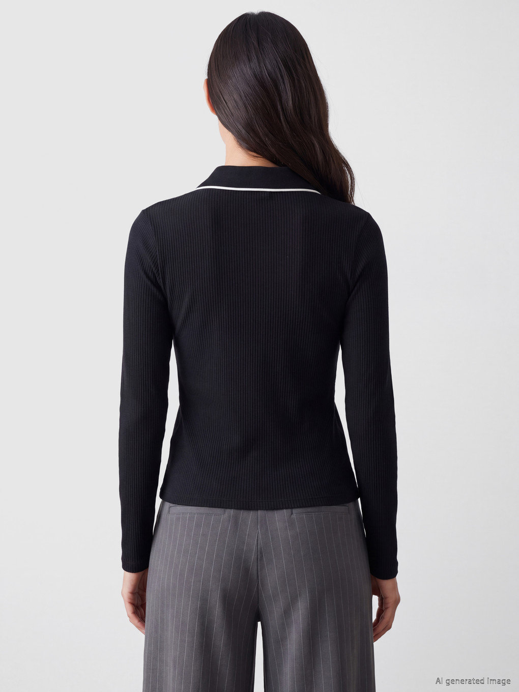 Polo Collar Women's Body-3