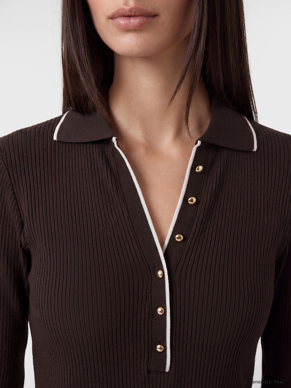 Polo Collar Women's Body-2