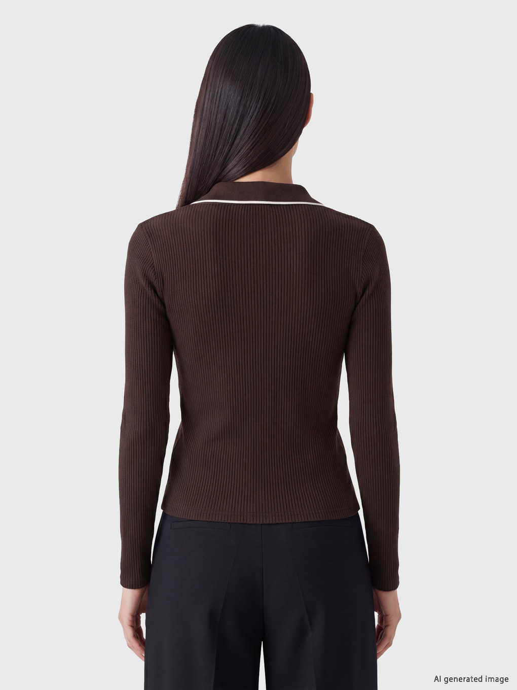 Polo Collar Women's Body-3