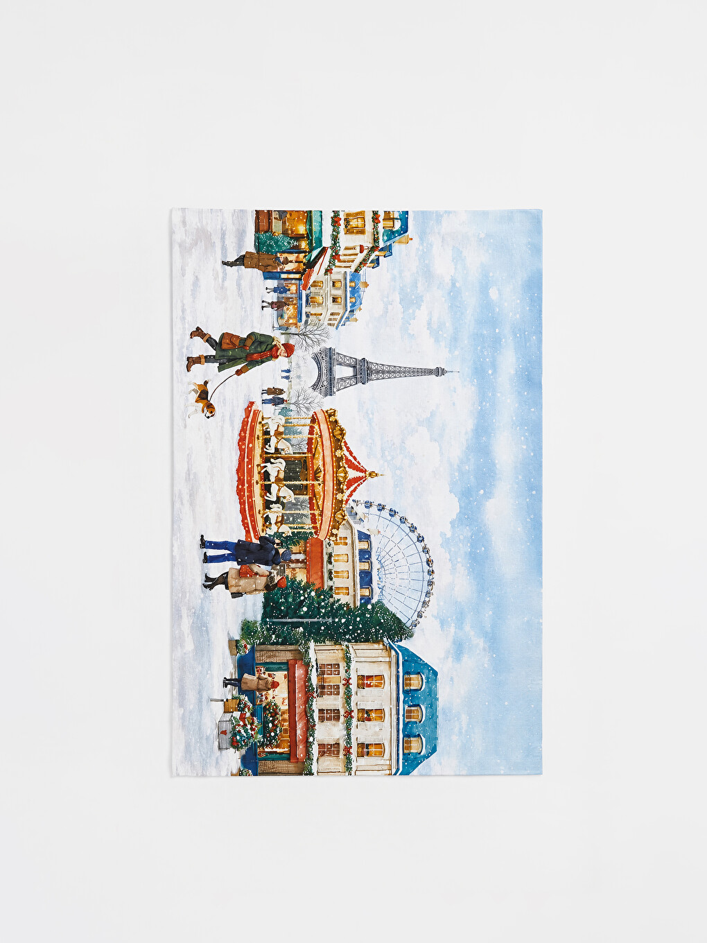 Paris Printed Pillow Case 2 Pack 50x70 Cm-2