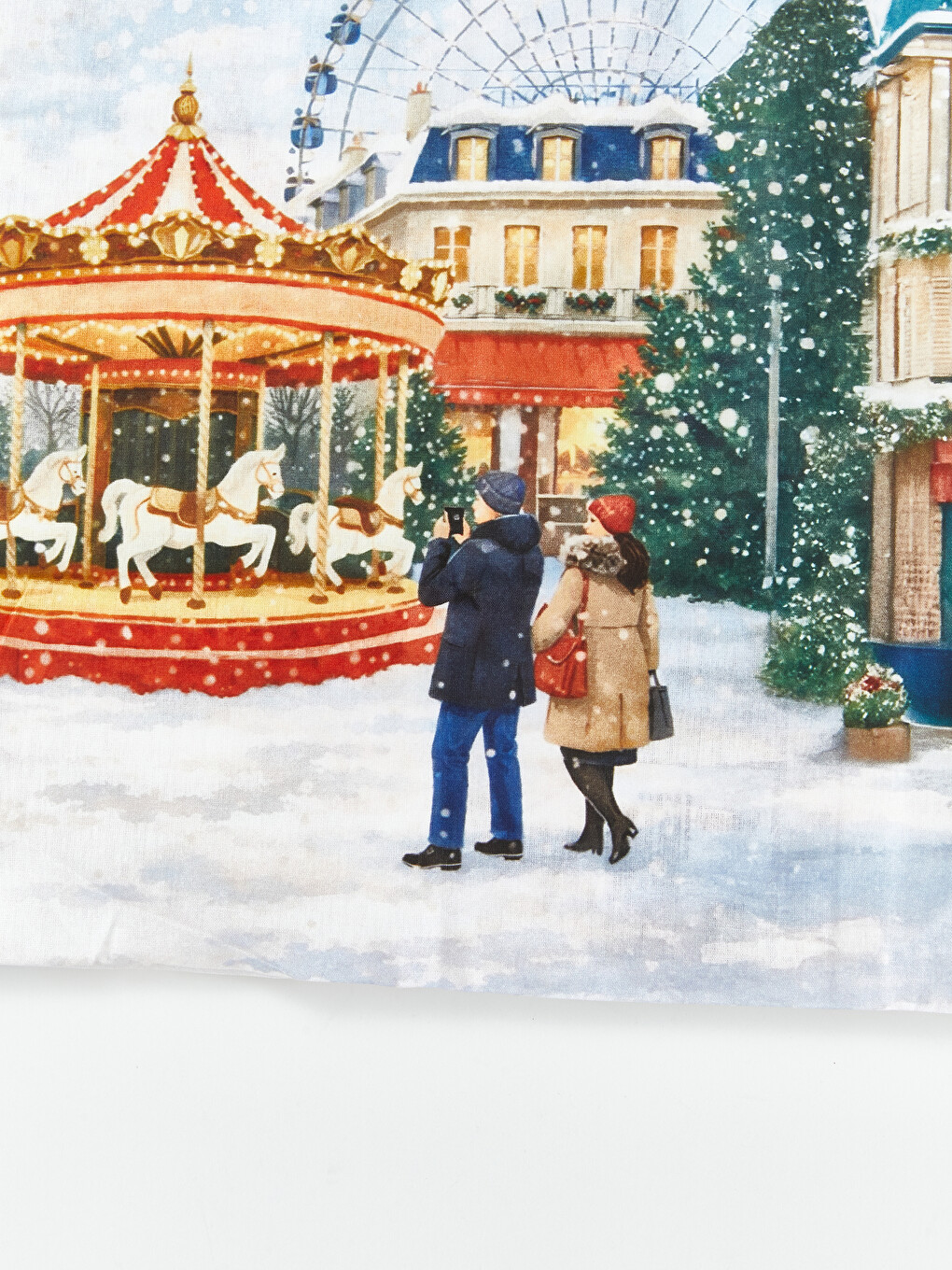 Paris Printed Pillow Case 2 Pack 50x70 Cm-3
