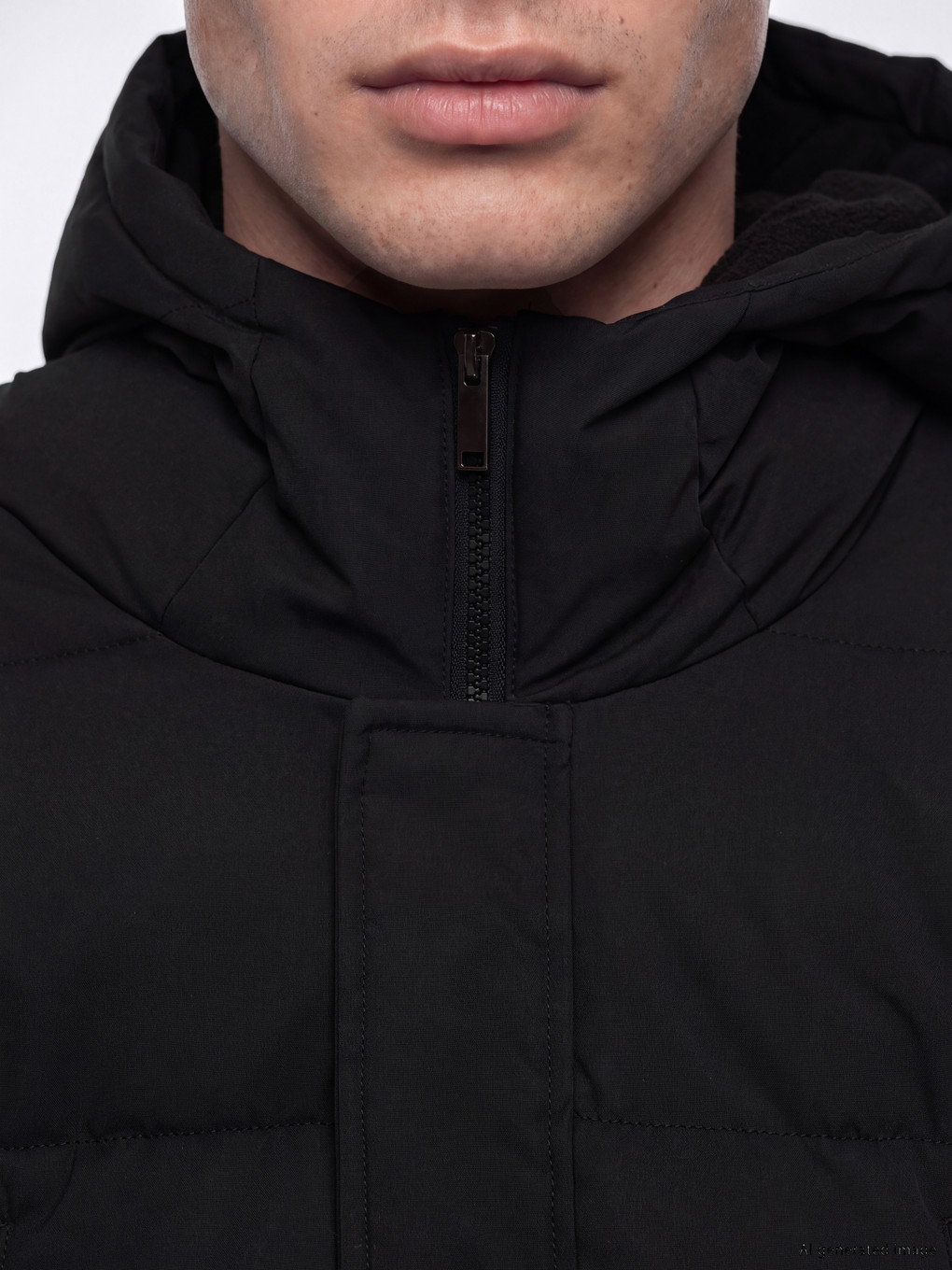 Man Black Coat-2
