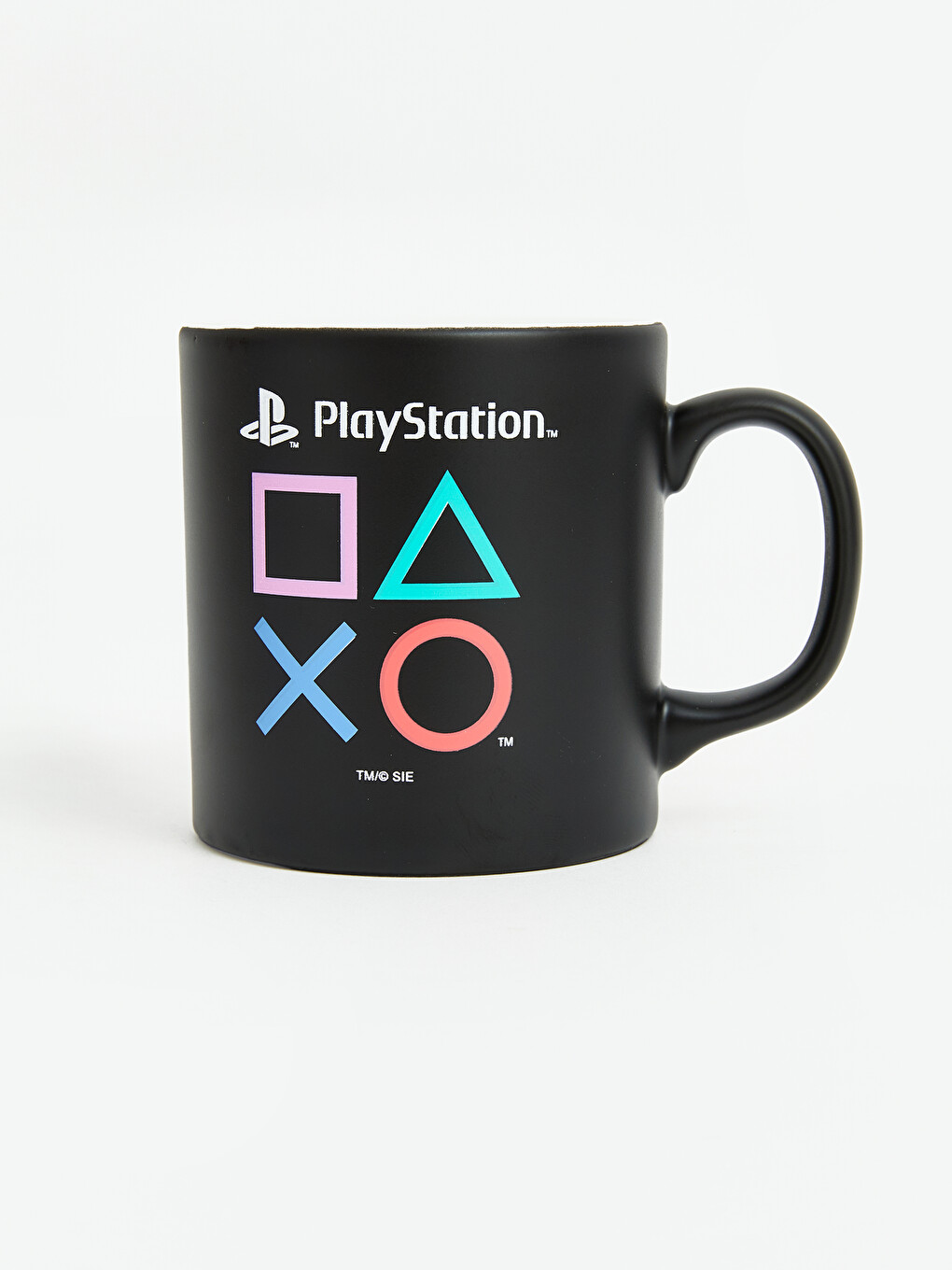 Siyah Playstation Baskılı Seramik Kupa 320 Ml-1