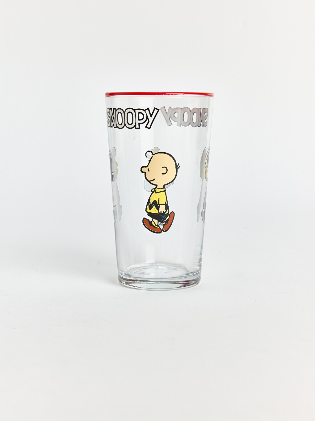 Karışık Snoopy Baskılı Cam Bardak 570 Ml-3