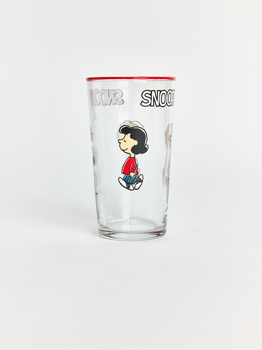 Karışık Snoopy Baskılı Cam Bardak 570 Ml-4
