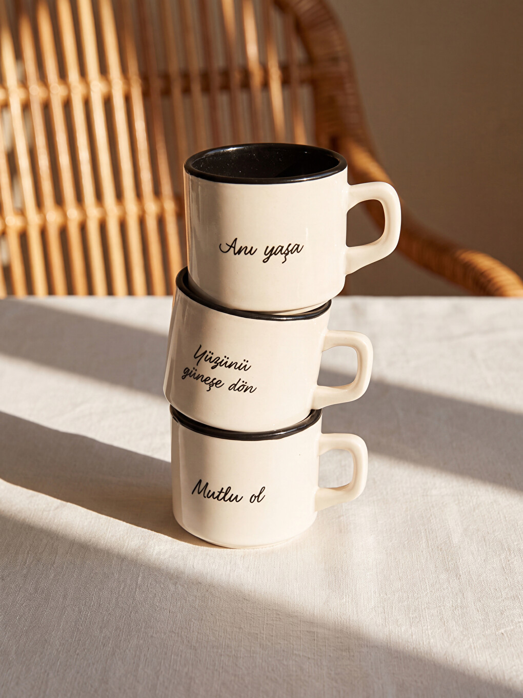 Printed Ceramic Mug 3-pack