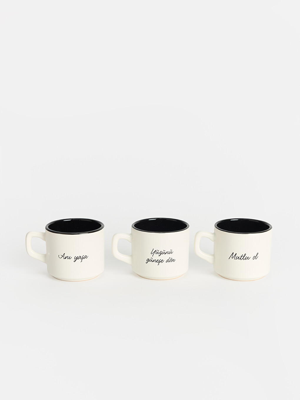 Printed Ceramic Mug 3-pack 184 Ml-2