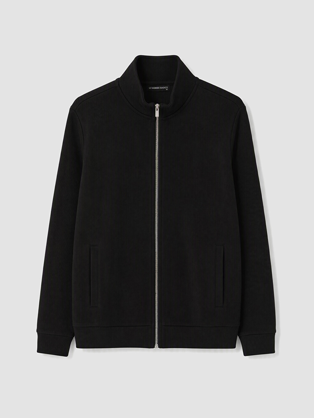 Mock Neck Men's Zip-up Sweatshirt