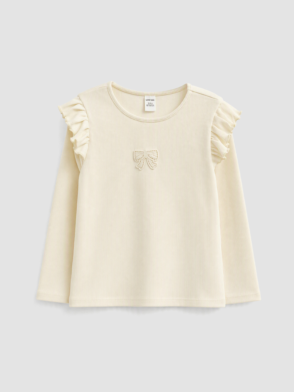 Girl Ecru T-shirt-1