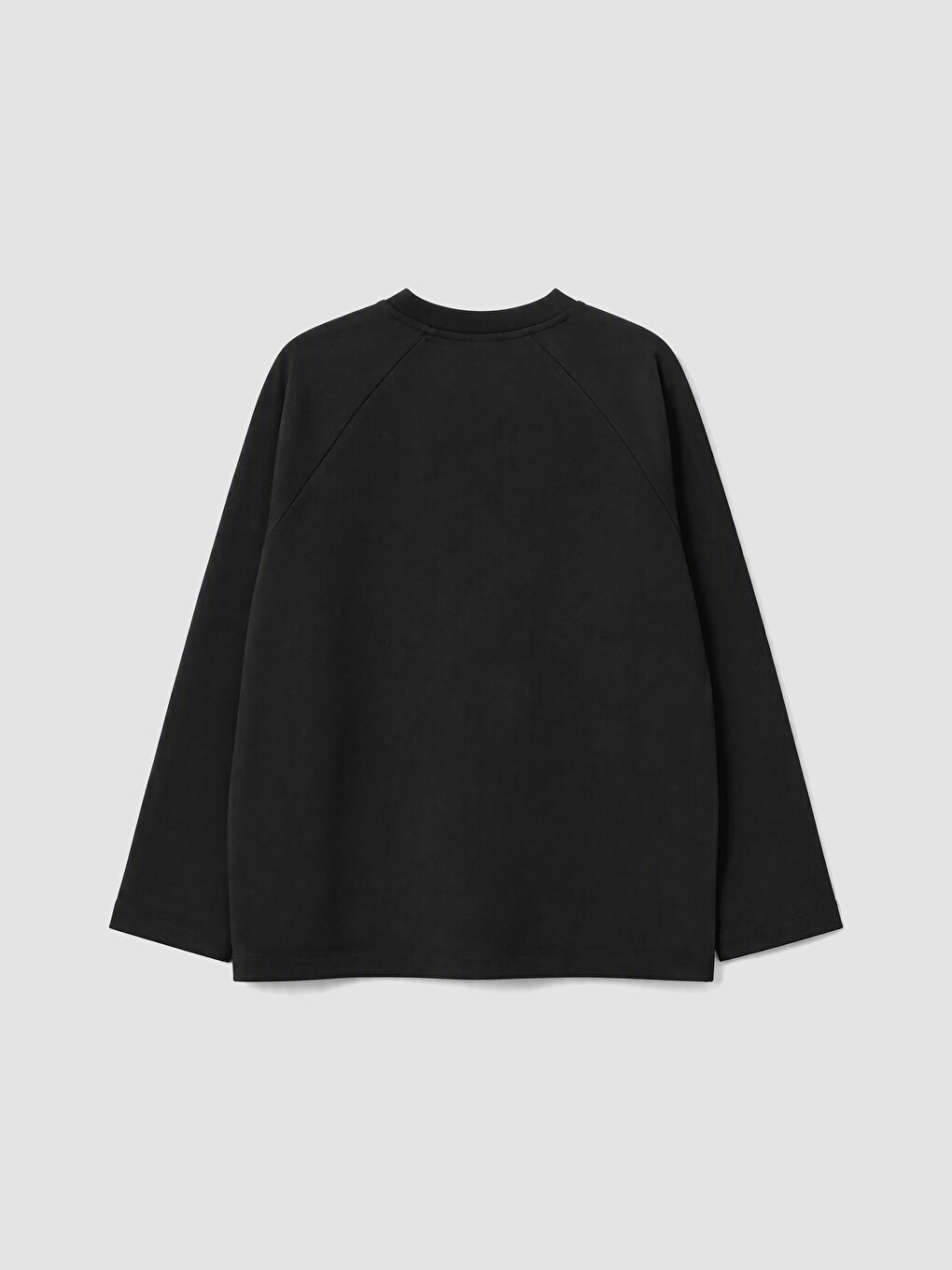 Siyah Soft Touch Oversize Kadın Sweatshirt Tunik-2